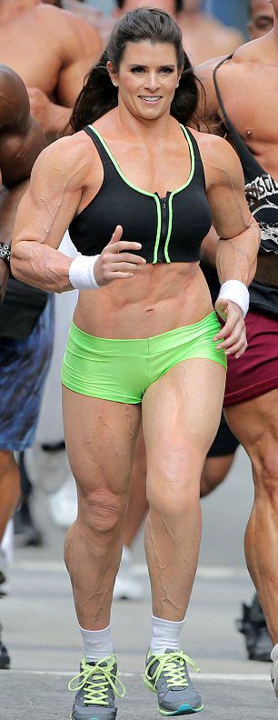 Danica Patrick Is a Muscle Woman!