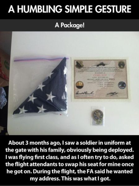 A Humble Thank You Gift from a Soldier