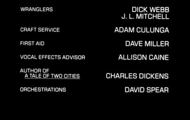 The Most Amusing Movie Credits