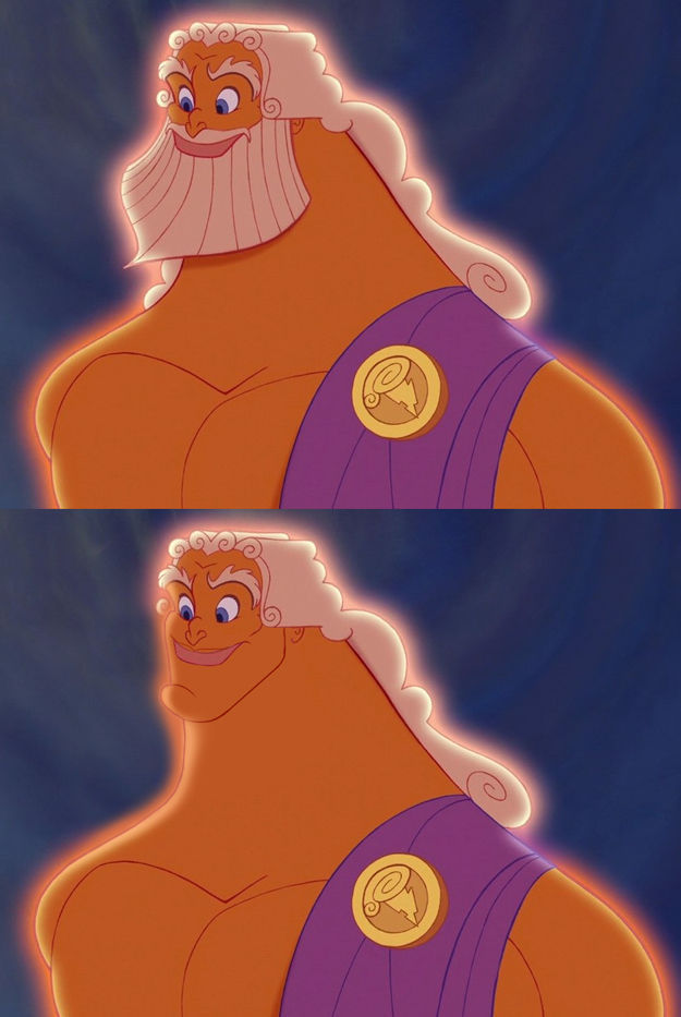 Funny Disney Characters With and Without Beards