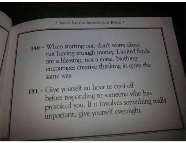A Book Filled With Great Advice