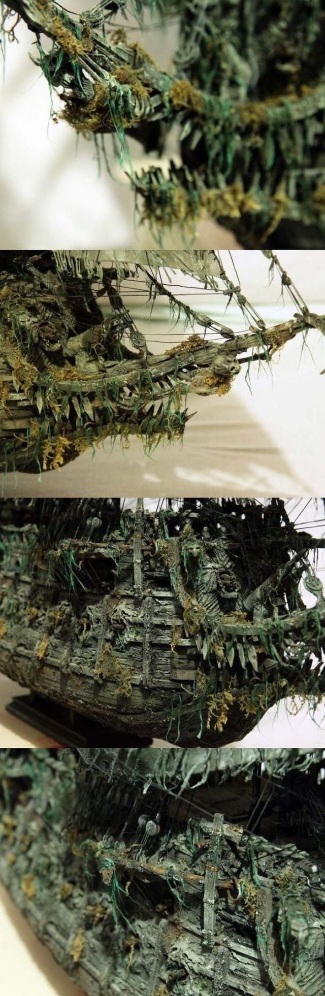 A Model Ship of The Flying Dutchman from Pirates of the Caribbean