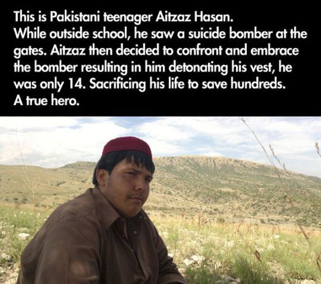 A Brave and Heroic Teenage Boy