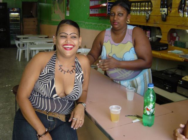 Teen girls in Dominican Republic