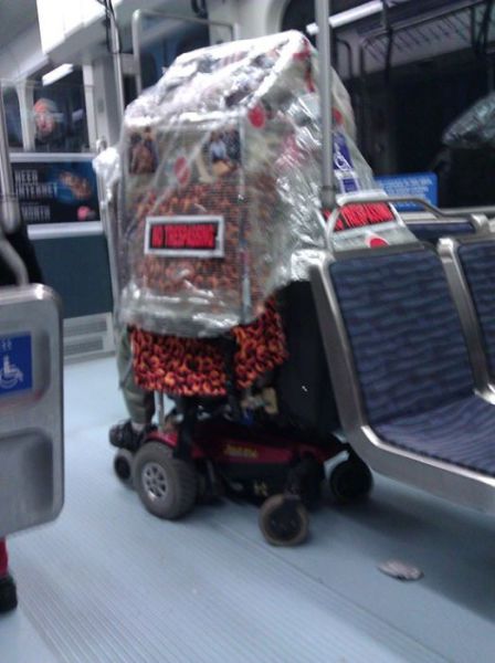 Hilariously Odd People Spotted on Public Transport