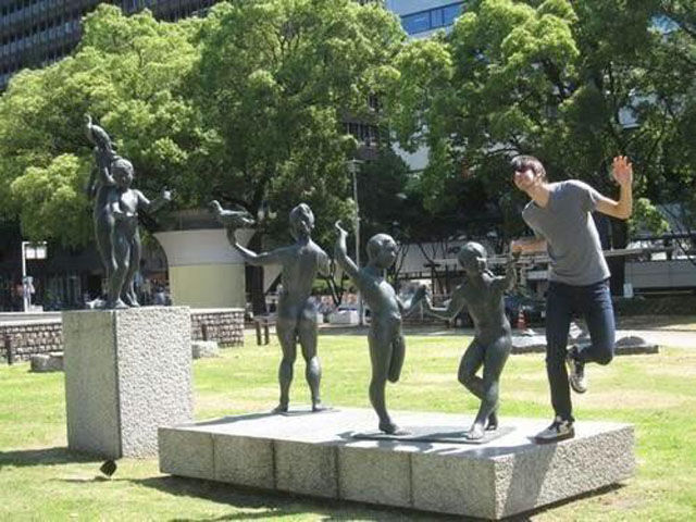 People Making a Mockery of Statues