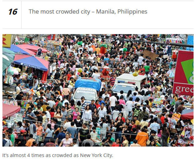 Places That Are Too Crowded for Words