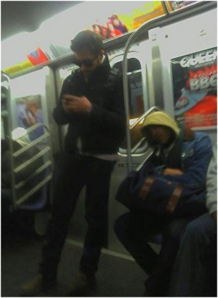 Famous Faces Spotted on the Subway
