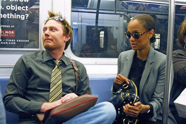 Famous Faces Spotted on the Subway