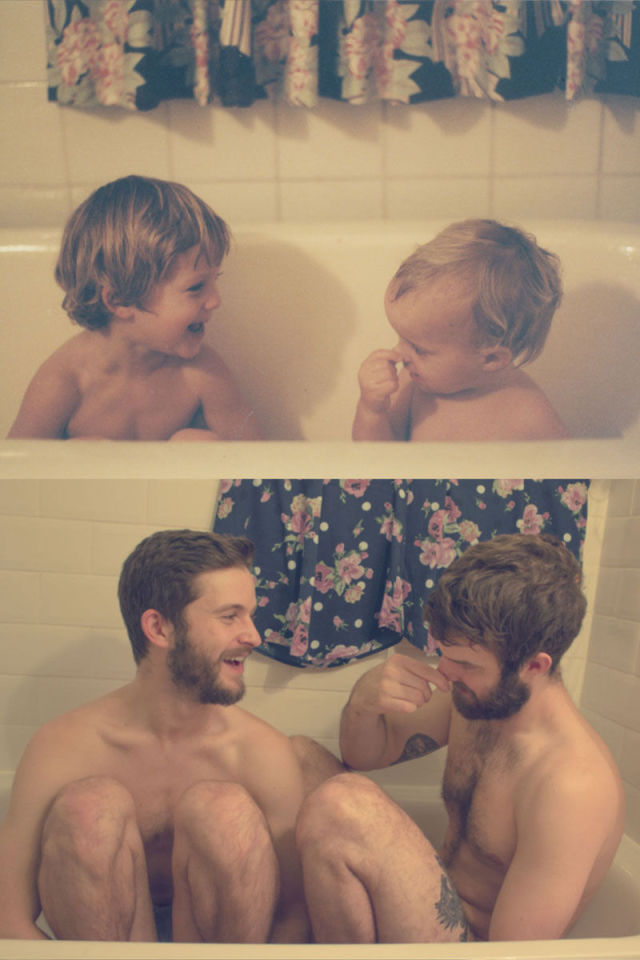 Brothers Recreate Old Photos with Hilarious Results