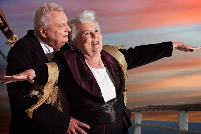 Cool Calendar of Old People Acting Out Famous Movie Scenes