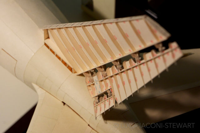 A Scale Boeing Airplane Made Entirely Out of Paper