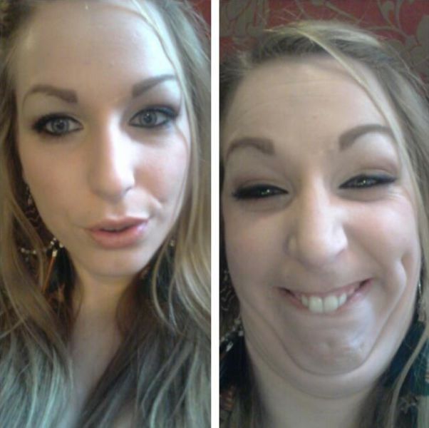 Good Looking Girls Pulling Totally Unattractive Funny Faces