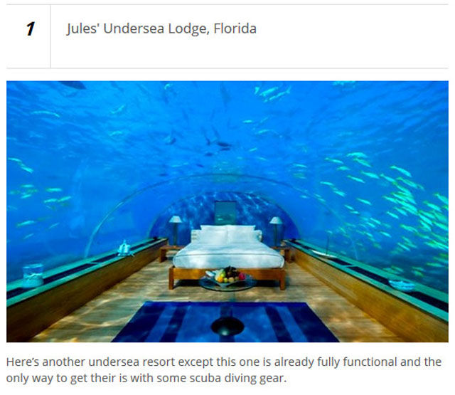 Some of the Most Outrageous One-of-a-kind Hotels Worldwide
