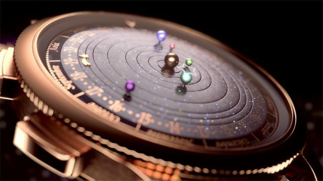 A Beautiful and Unique Watch Design Based on the Planets