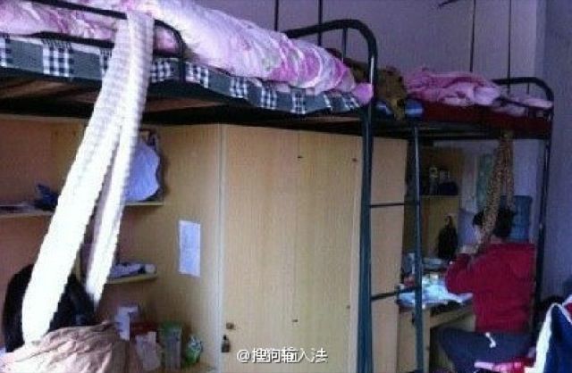 Chinese Students Use This Bizarre Trick to Stay Awake while Studying