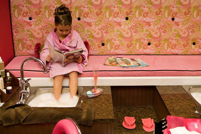 A Beauty Spa Exclusively for Little Girls
