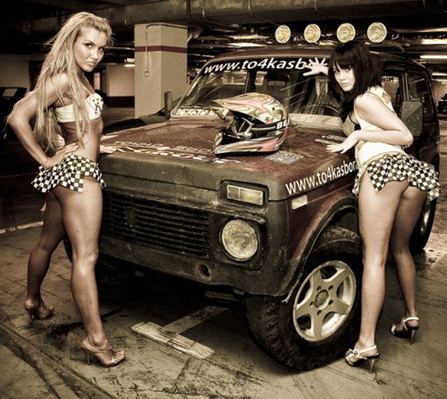 Image of sexy girls cars