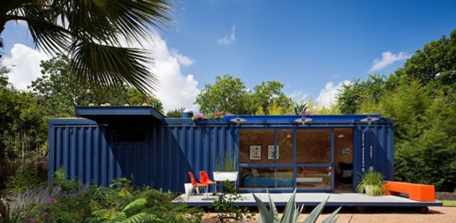 Shipping Container Transformed into Modern Home