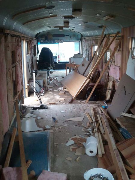 Imagine Living on a School Bus Like This