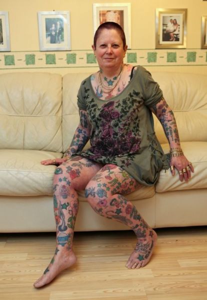 The Grandma With An Impressive Collection Of Tattoos 9