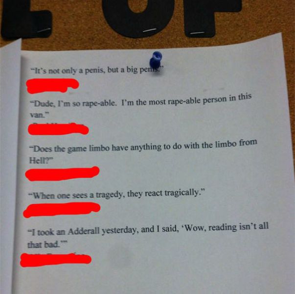 Teacher’s Brilliant Funny “Wall of Fame”