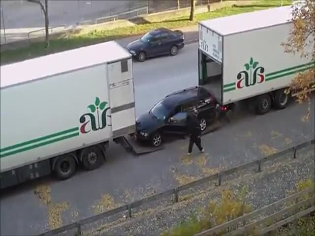 How to Load a Car into a Truck  (VIDEO)