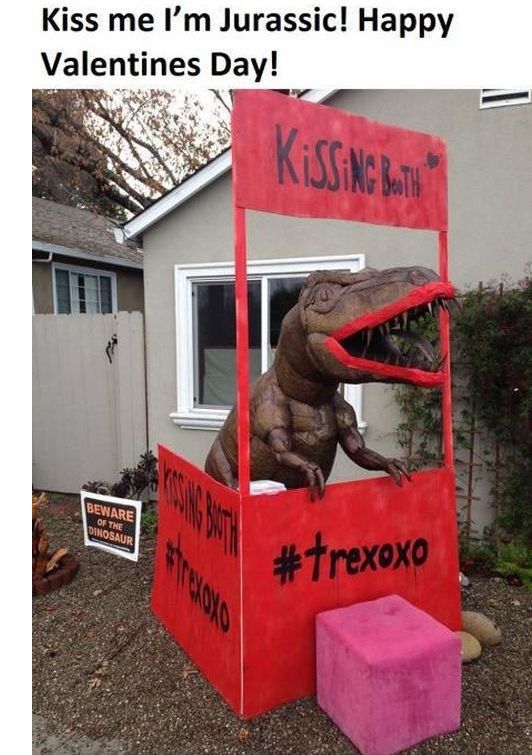 There Are So Many Awesome Uses for a Lawn Dinosaur