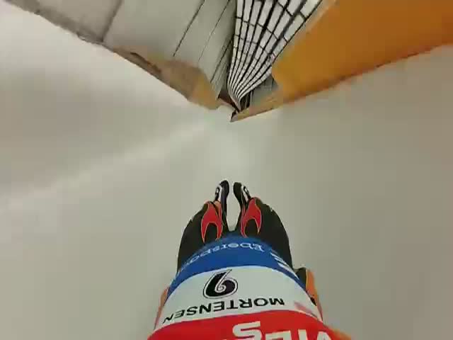 This POV Video Will Make You Feel the Real Speed of a Luge Run  (VIDEO)