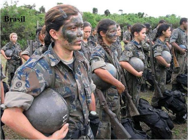 Army Girls from around the World