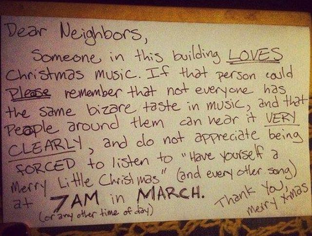 You Gotta Love Neighbours!