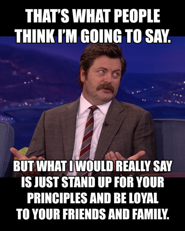 Nick Offerman’s Guide to Being a Man