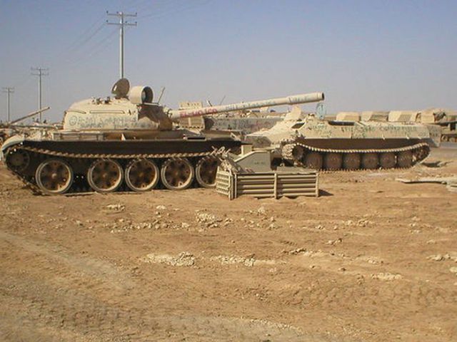 A Mass Graveyard of Tanks in Kuwait