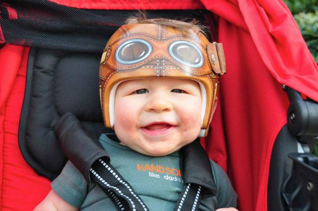 Baby Helmets Transformed with Creative Painting