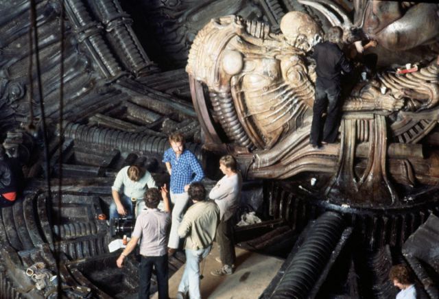 On Set for the Creation of the 1979 Epic Film “Alien”