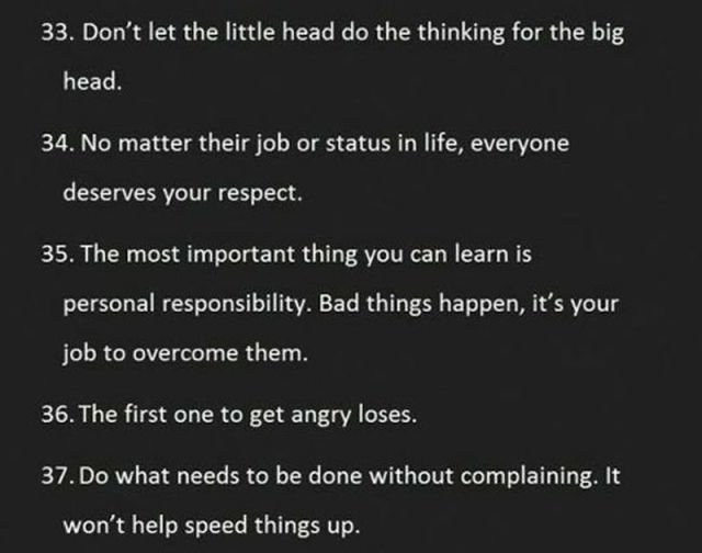 Great Advices Everyone Should Take to Heart