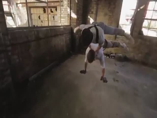 Breathtaking Circus Performance in an Abandoned Factory 