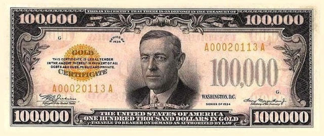 Five Large U.S. Dollar Bills That Aren’t Printed Anymore