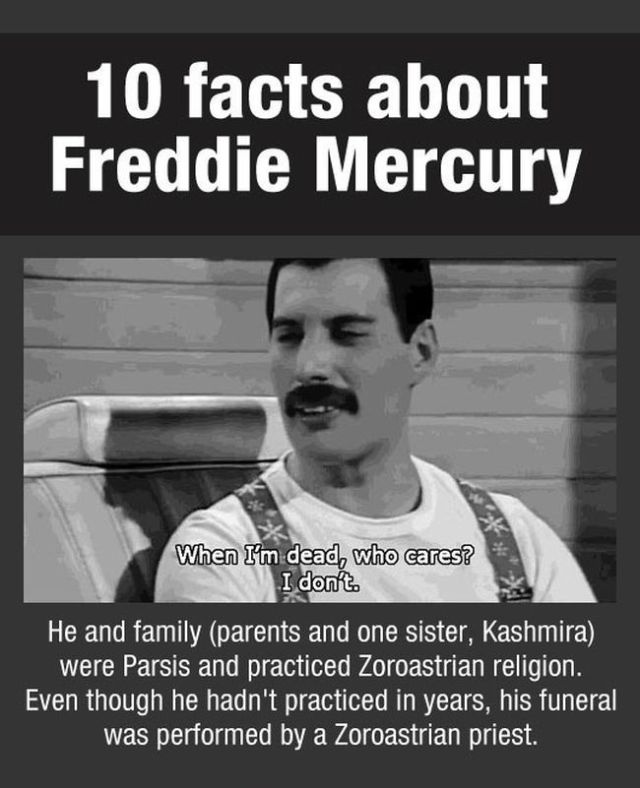 A Few Facts about Freddie Mercury