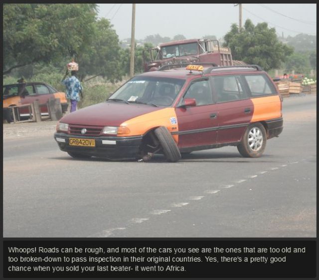 The Reality of West African Roads and Cars