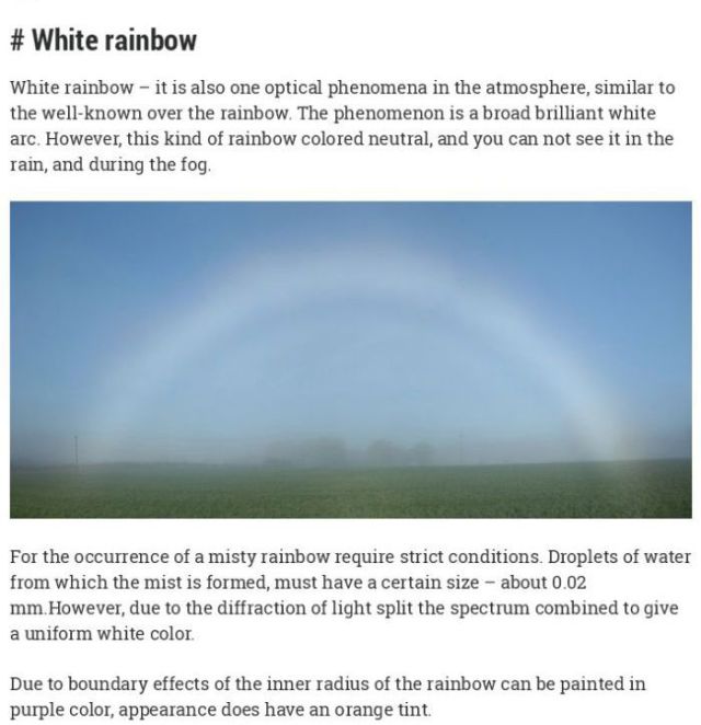 Uncommon and Really Cool Natural Weather Phenomena