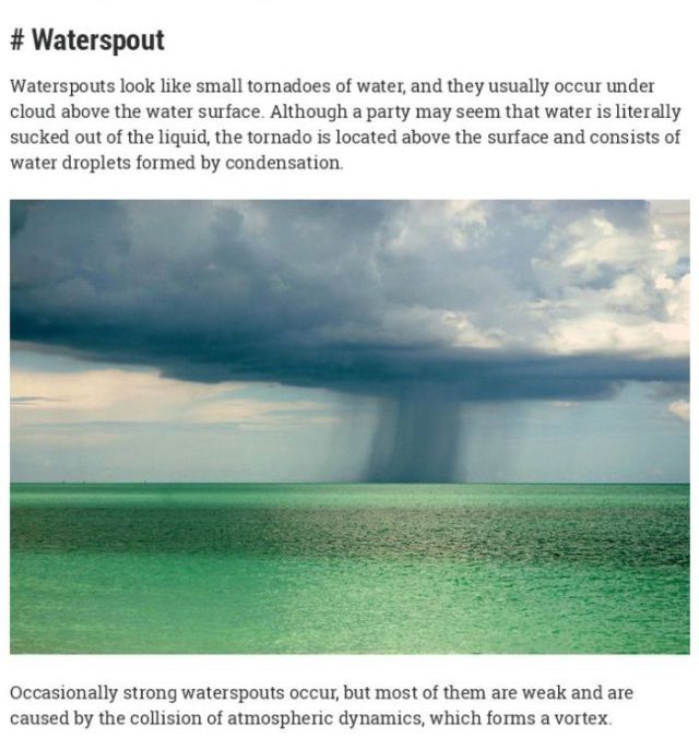 Uncommon and Really Cool Natural Weather Phenomena