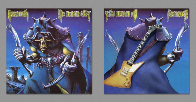 Back and Front Views of Original and Quirky Album Covers