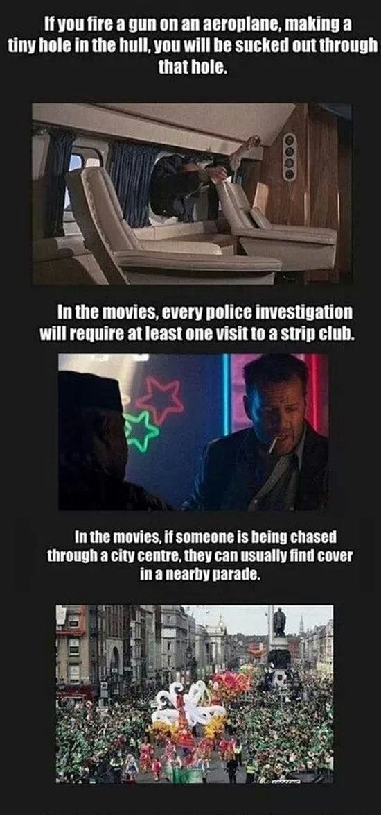 Illogical Things That Always Happen in Movies