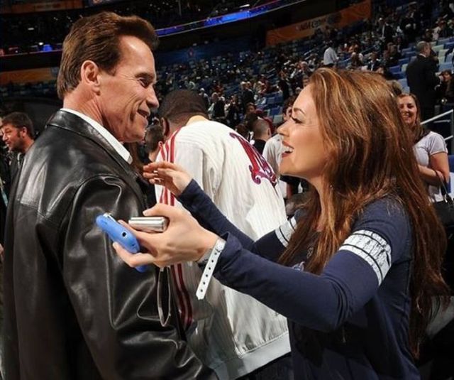 Arnold Schwarzenegger and Alyssa Milano Have Changed a Bit over the Years