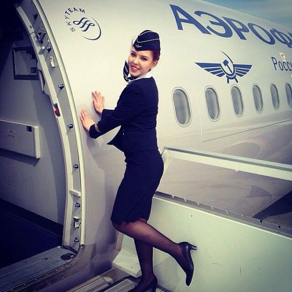 Russian Flight Attendants Who You Will Be Happy To Meet In The Air 64 8524