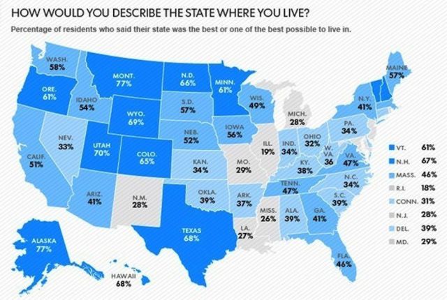 USA Maps with an Interesting Twist