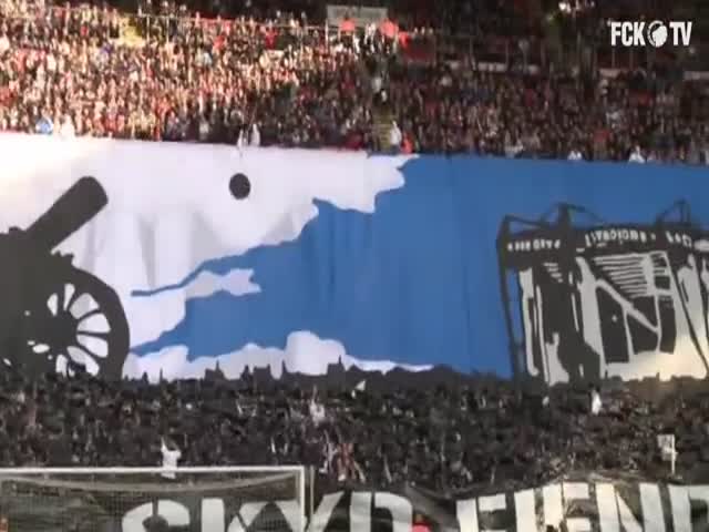 These Danish Supporters Got Very Creative with Their Tifo  (VIDEO)
