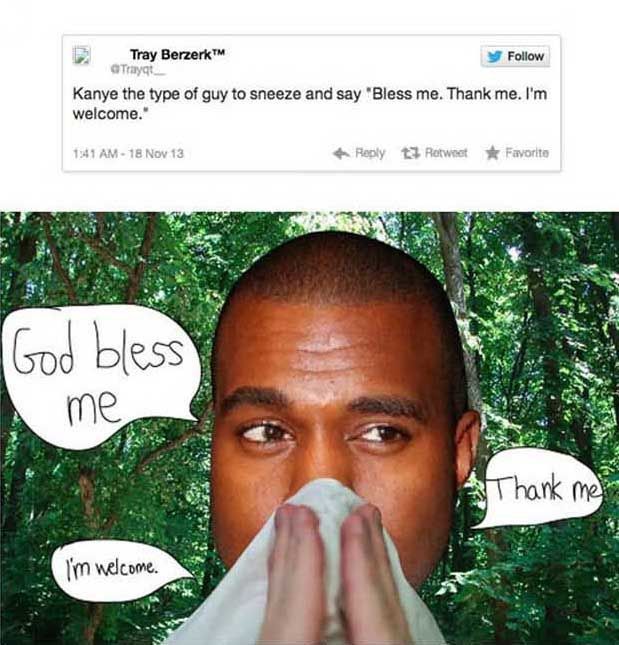 Pics That Describe Kanye West Perfectly