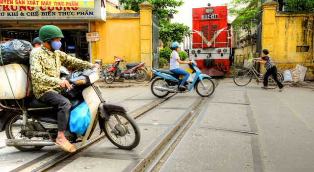 A Railway Line That Runs Right Through the Town